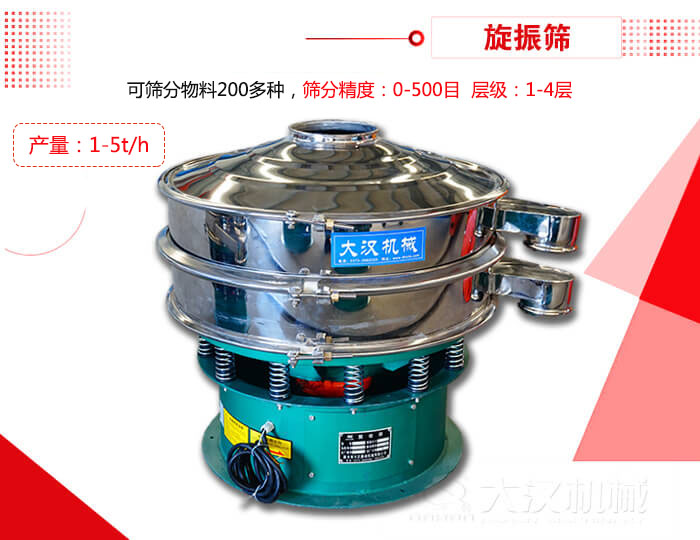 旋振篩可以特殊定制有：材質(zhì)方面包括：碳鋼，不銹鋼，全不銹鋼層級(jí)方面包括：?jiǎn)螌?，雙層，三層，四層等