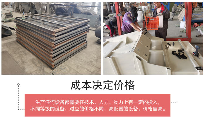 直線篩分機篩網(wǎng)，篩箱部件展示